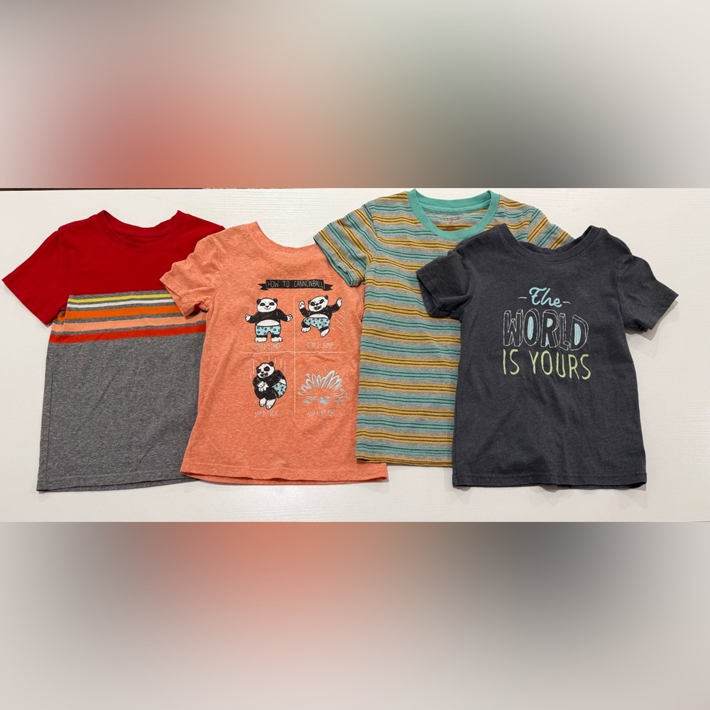 Cat & Jack T Shirts - All Size 5T Bundle